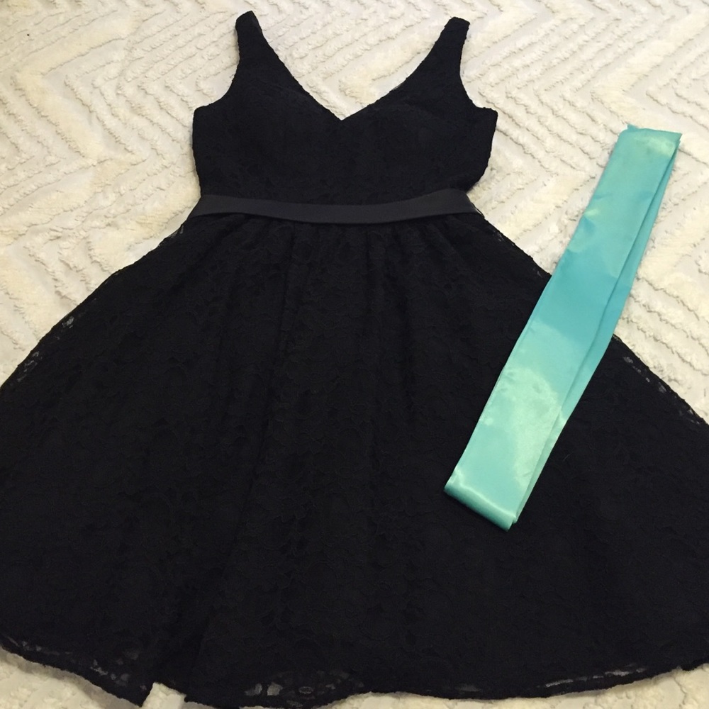 Mori Lee Black lace dress
